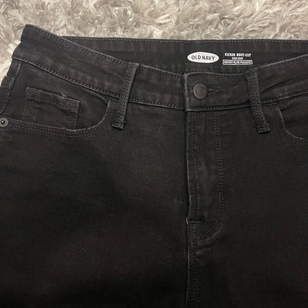 Old Navy Kicker Boot Cute High-Rise Jeans - Picture 2 of 4